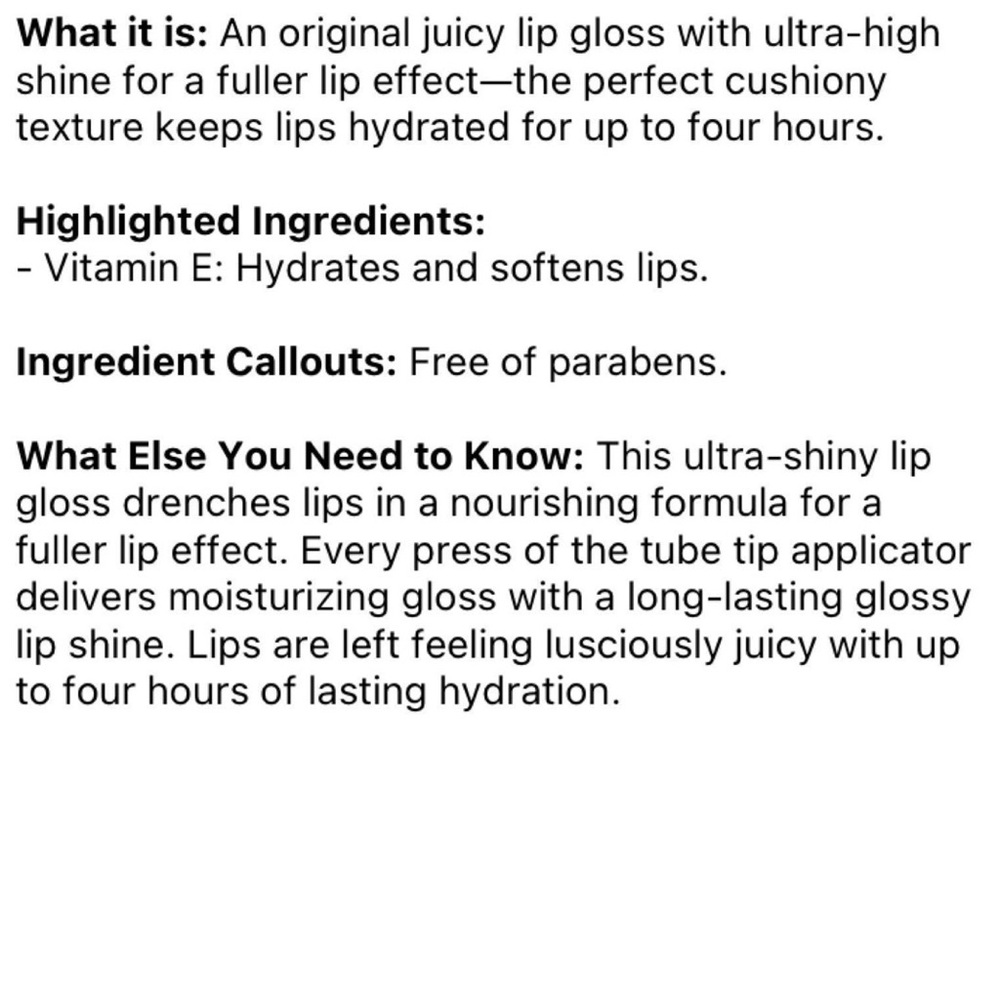 Lancôme Juicy Tubes Hydrating Lip Gloss 3pcs (Value $42) - Picture 4 of 4